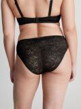 Black Bikini Briefs - Sheer Marquisette  Women