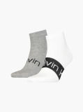 Multi 2 Pack Logo Ankle Socks  Men