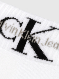White Quarter Socks 2 Pack Monogram  Men