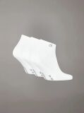 White 3 Pack Sneaker Socks  Men