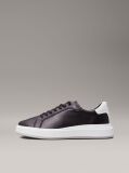 Black Leather Trainers  Men