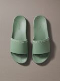 Green Contoured Logo Sliders  Men