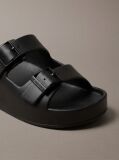 Black Paco - Contoured Buckle Sandals  Men