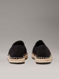 Black Canvas Espadrilles  Women