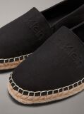 Black Canvas Espadrilles  Women