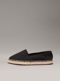 Black Canvas Espadrilles  Women