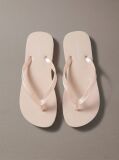 Pink Arwa - Metallic Pearlised Flip Flops  Women