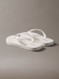 White Arwa - Metallic Pearlised Flip Flops  Women