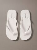 White Arwa - Metallic Pearlised Flip Flops  Women