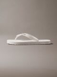 White Arwa - Metallic Pearlised Flip Flops  Women