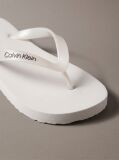 White Arwa - Metallic Pearlised Flip Flops  Women