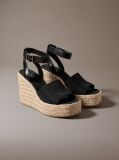 Black Elisabeth - Espadrille Wedge Sandals  Women