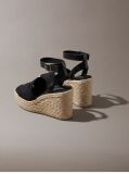 Black Elisabeth - Espadrille Wedge Sandals  Women