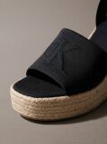 Black Elisabeth - Espadrille Wedge Sandals  Women