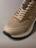 Brown Mesh Hike Runner Hybrid Sneakers  Women