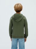 Green Terry Zip Up Hoodie  Boys