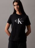 Black Monogram T-Shirt  Women