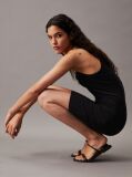 Black Slim Monogram Cami Dress  Women