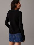 Black Slim Stretch Knit Cardigan  Women