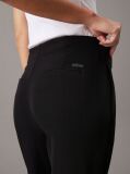 Black Slim Crepe Split Hem Trousers  Women