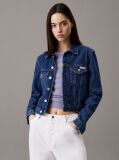Denim Cropped 90's Denim Jacket  Women