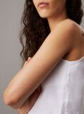 White Soft Cotton Linen Twill Top  Women