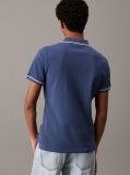 Blue Slim Polo Shirt  Men
