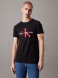 Black Monogram Slim T-Shirt  Men