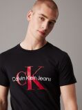 Black Monogram Slim T-Shirt  Men