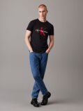 Black Monogram Slim T-Shirt  Men