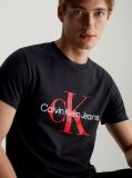 Black Monogram Slim T-Shirt  Men
