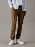 Brown Skinny Ripstop Cargo Pants  Men