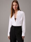 White Slim Stretch Shirt  Women