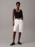 Black Slim Ribbed Tank Top  Women
