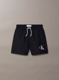 Black Boys Swim Shorts - CK Monogram  Boys