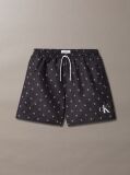 Black Boys Swim Shorts - CK Monogram  Boys