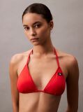 Red Triangle Bikini Top - CK Monogram  Women