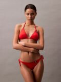 Red Triangle Bikini Top - CK Monogram  Women