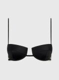 Black Balconette Bikini Top - CK Meta Legacy  Women