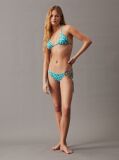 Blue Triangle Bikini Top - CK Monogram  Women