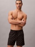 Black Solid Swim Shorts  Men