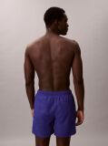 Blue Medium Drawstring Swim Shorts - CK Monogram  Men