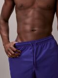 Blue Medium Drawstring Swim Shorts - CK Monogram  Men