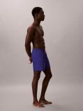 Blue Medium Drawstring Swim Shorts - CK Monogram  Men