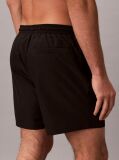 Black Medium Drawstring Swim Shorts - CK Monogram  Men