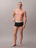 Black 3 Pack Low Rise Trunks - Icon Cotton Stretch  Men