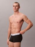 Black 3 Pack Low Rise Trunks - Icon Cotton Stretch  Men