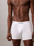 White 3 Pack Boxer Briefs - Icon Cotton Stretch  Men