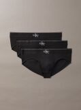 Black Graphic Monogram Cotton Stretch Briefs  Men