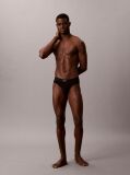 Black Graphic Monogram Cotton Stretch Briefs  Men